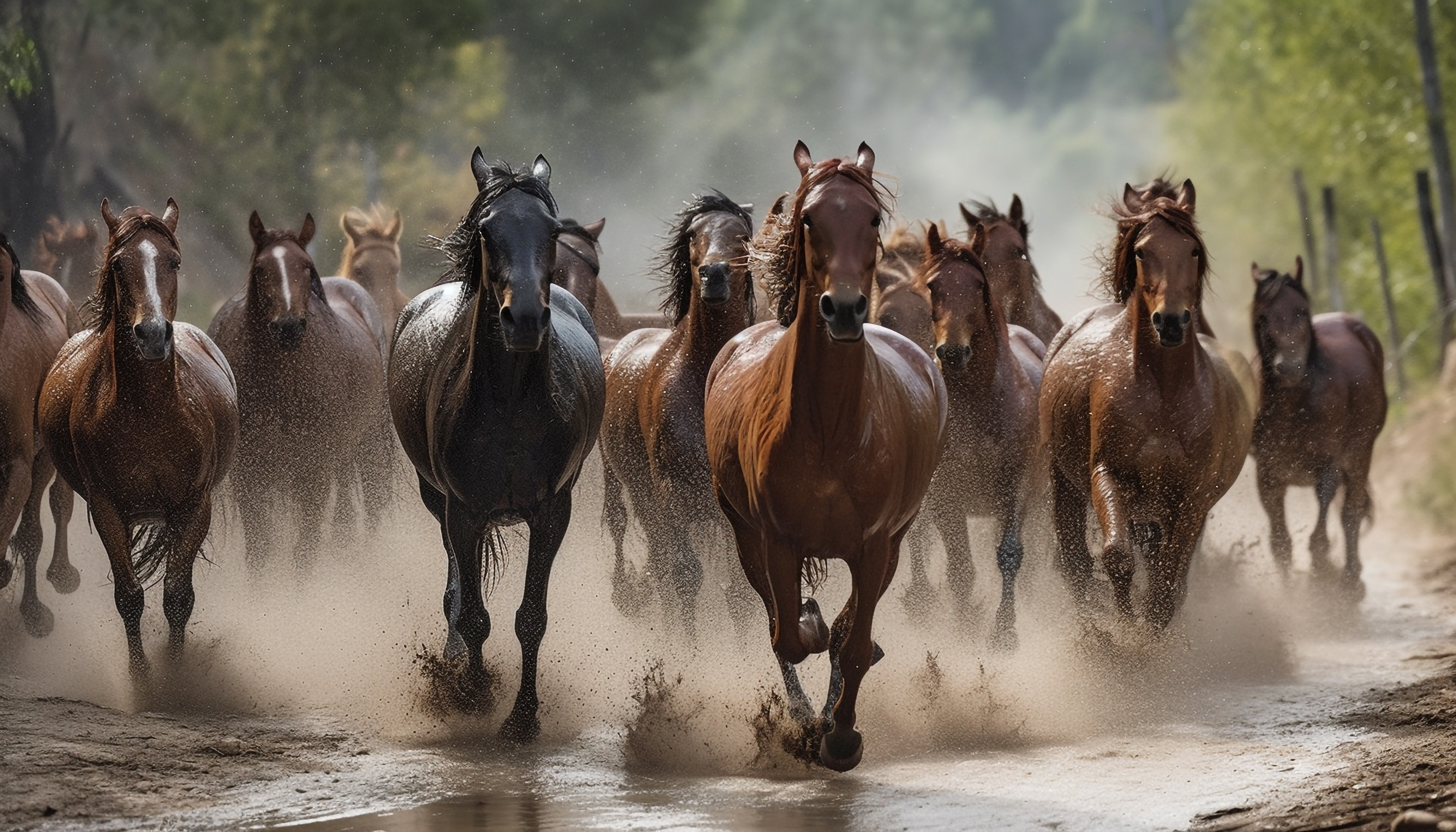 foto de caballos