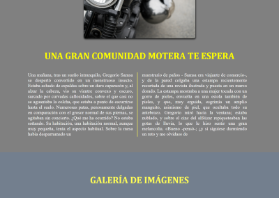 Desarrollo Web club de moteros