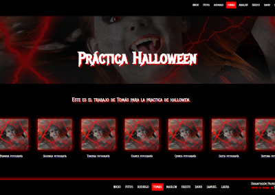 Proyecto Desarrollo Web  para Halloween