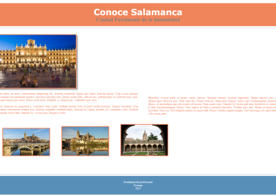 Proyecto de Desarrollo Web sobre Salamanca